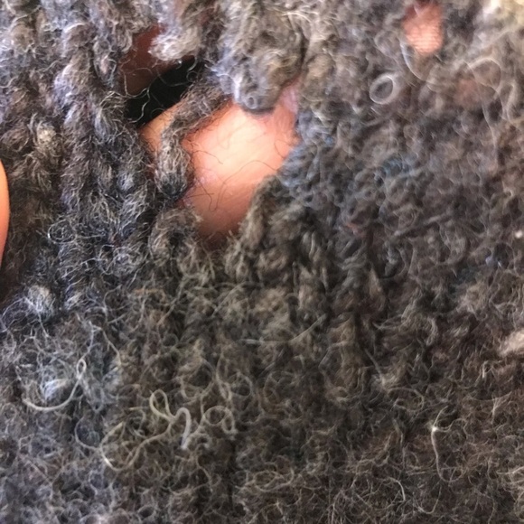 Vintage 100% Wool Hand Knitted Indian Tribe Scarf - Picture 10 of 15